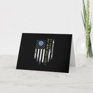Vintage US-amerikanische Flaggenarmee Einladung