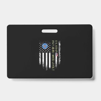Vintage US-amerikanische Flaggenarmee Veteran Prou Ausweis