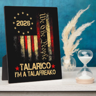 Vintage US-Flagge 2026 Patriotischer politischer U Fotoplatte