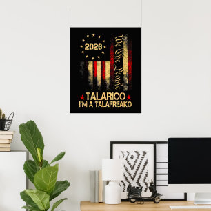 Vintage-US-Flagge 2026 Patriotischer politischer U Poster