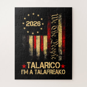 Vintage US-Flagge 2026 Patriotischer Politischer U Puzzle