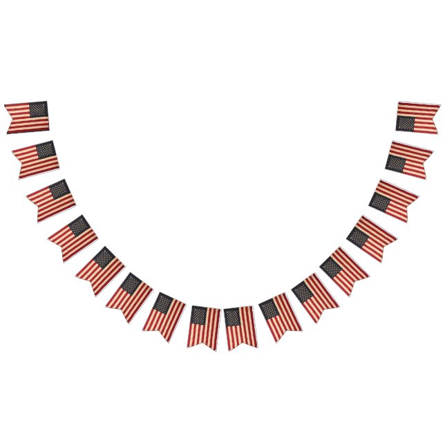 Vintage US Flagge Amerikaner (Alle)