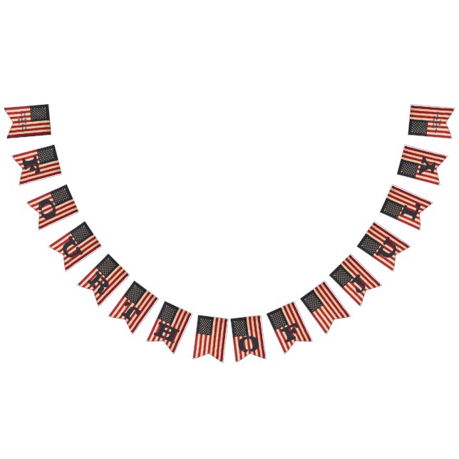 Vintage US Flagge Amerikaner (Alle)