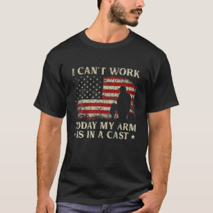 Vintage US-Flagge, die ich heute nicht mehr arbeit T-Shirt