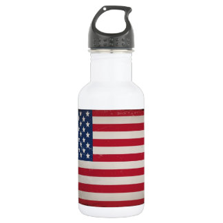 Vintage US-Flagge Edelstahlflasche
