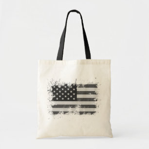 Vintage US-Flagge gestört 4. Juli Patriotic Tragetasche
