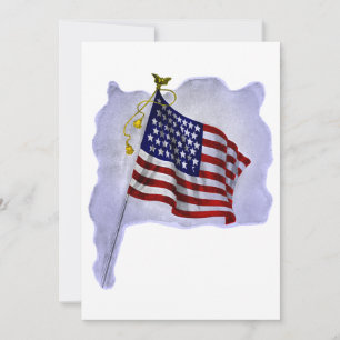 Vintage US-Flagge in patriotischen Farben
