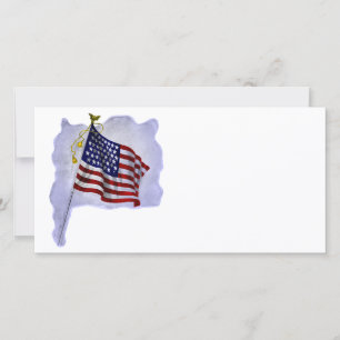Vintage US-Flagge in patrouillischen Farben