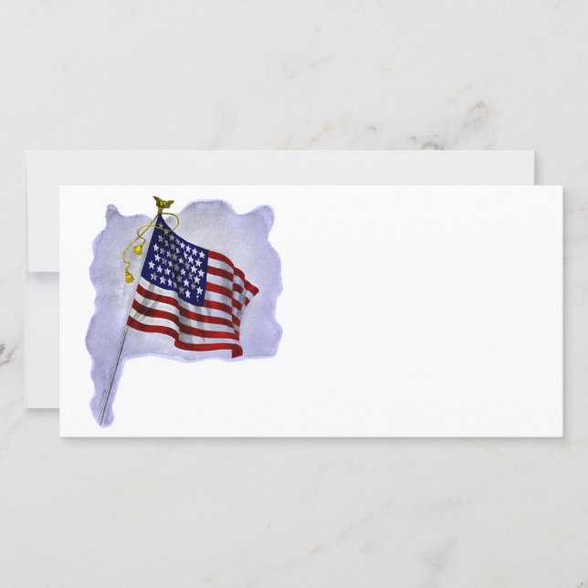 Vintage US-Flagge in patrouillischen Farben (Vorderseite)