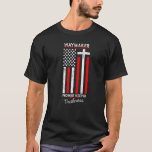 Vintage US-Flagge Kreuzwaymaker Versprechen Hüteri T-Shirt