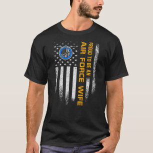 Vintage US-Flagge stolz auf US-Luftstreitkräfte T-Shirt