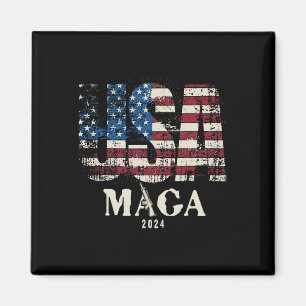 Vintage US-Flagge Ultra Mega Gun USA 4. Juli 2009 Magnet