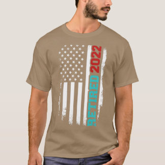 Vintage US-Flagge von 2022 T-Shirt