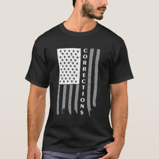Vintage US-Flaggenkorrekturen Funny Correction of T-Shirt