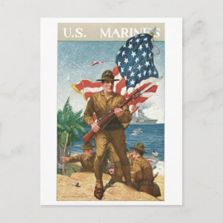 Vintage US-Militärposter-T-Shirts, Karten, Geschen Postkarte