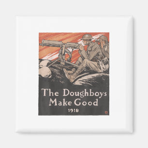 Vintage US-Propaganda Poster US-Armee Weltkrieg Do Magnet