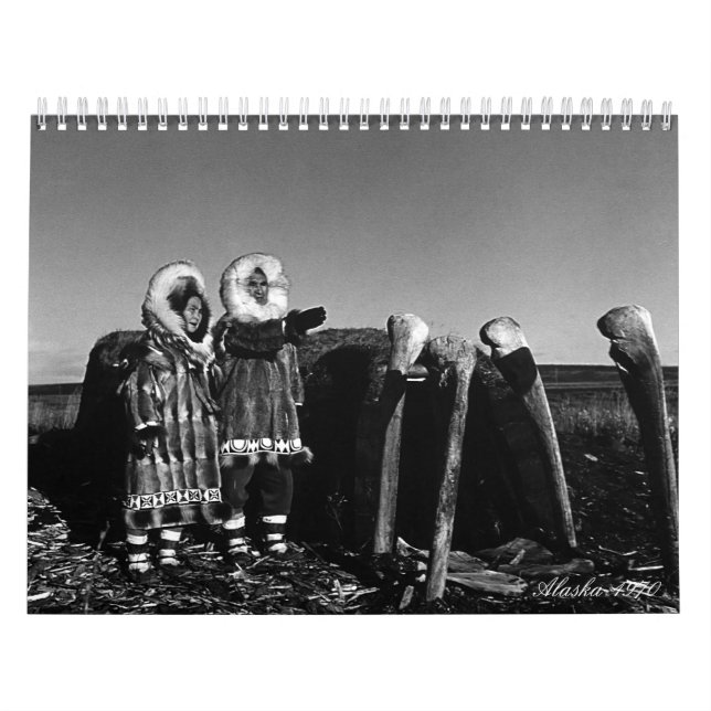 Vintage USA Alaska 1970 Kalender (Titelbild)