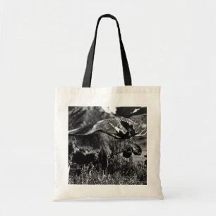 Vintage USA Alaska Bull Elch 1970 Tragetasche