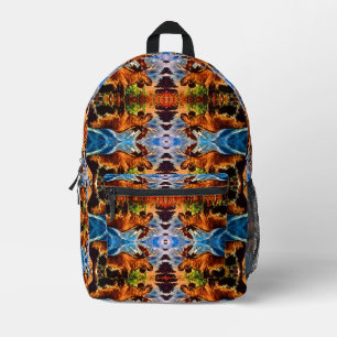 Vintage USA Alaska Bull-Elch  Bedruckter Rucksack