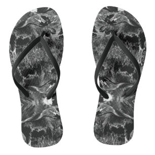 Vintage USA Alaska-Elchbulle Flip Flops