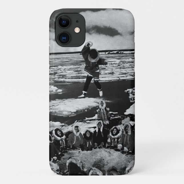 Vintage USA Alaska eskimo Decke werfen Case-Mate iPhone Hülle (Rückseite)