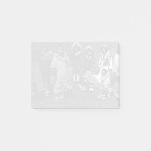 Vintage USA Alaska Eskimo Tänzer 1970 Post-it Klebezettel