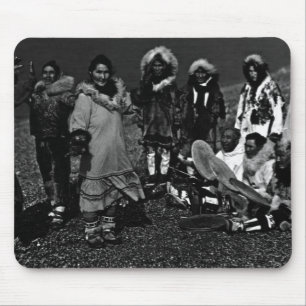 Vintage USA Alaska Eskimo-Tänzer Mousepad
