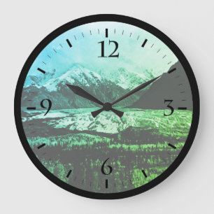 Vintage USA Alaska Matanuska Gletscher Uhr