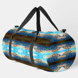 Vintage USA Alaska Mt Mckinley Nationalpark Duffle Bag