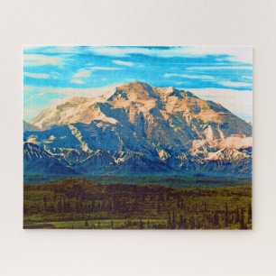 Vintage USA Alaska Mt Mckinley Nationalpark Puzzle
