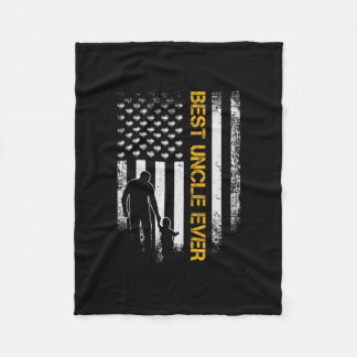 Vintage USA - Amerikanische Flagge Bester Unfall j Fleecedecke