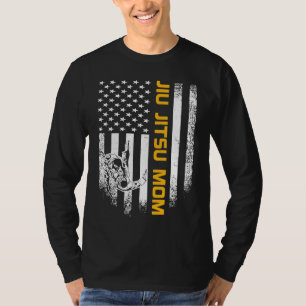 Vintage USA Amerikanische Flagge Brazilian Jiu Jit T-Shirt