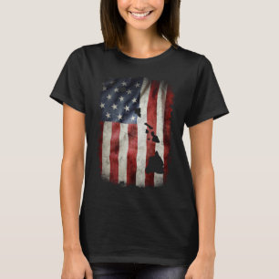 Vintage USA amerikanische Flagge Hawaii 4. Juli Pa T-Shirt