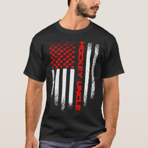 Vintage-USA-Amerikanische-Flagge-Hockey-Onkel-Patr T-Shirt
