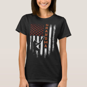 Vintage USA Amerikanische Flagge Stolze Cricket-Om T-Shirt
