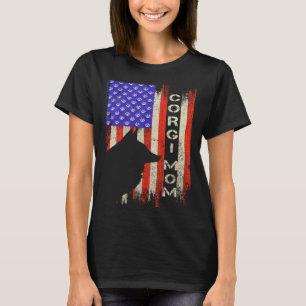 Vintage USA Amerikanische Flagge Stolze walisische T-Shirt