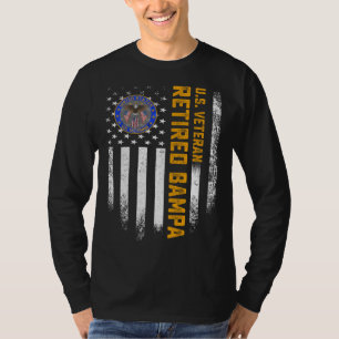 Vintage USA Amerikanische Flagge US Veteran Stolz  T-Shirt