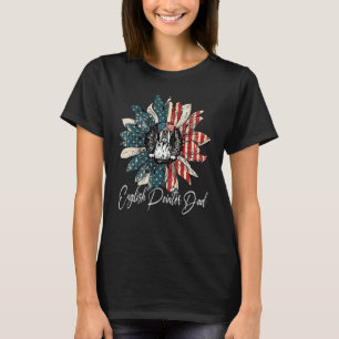 Vintage USA Best English Pointer Vater Ever Americ T-Shirt