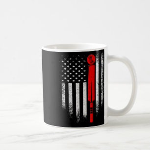 Vintage Usa Cricket Amerikanische Flagge Cricketer Kaffeetasse