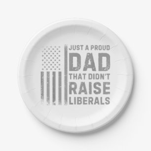 Vintage-USA-Flag Nur ein stolzer Vater, der nicht Pappteller
