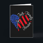 Vintage USA-Flagge Glaube Familie Freiheit Patriot Karte<br><div class="desc">Vintage USA-Flagge Glaube Familie Freiheit Patriotisch Christlich</div>
