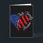 Vintage USA-Flagge Glaube Familie Freiheit Patriot Karte<br><div class="desc">Vintage USA-Flagge Glaube Familie Freiheit Patriotisch Christlich</div>