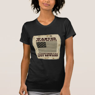 Vintage USA Gewollt: Gewollt: Design für Frieden o T-Shirt
