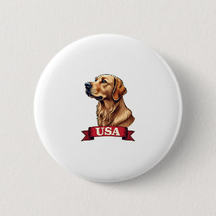 Vintage-USA-Golden-Retriever-Gravur-Shirt Button