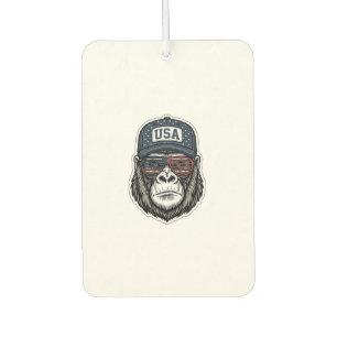Vintage USA Gorilla Sonnenbrille Patriotisches T-S Autolufterfrischer