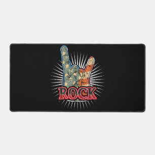 Vintage USA Rock - Band Konzertposter 70er 80er Schreibtischunterlage