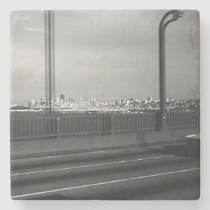 Vintage USA San Francisco Golden Gate Brücke Steinuntersetzer