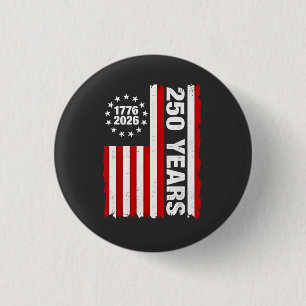Vintage USA Semiquincentennial 250. Jubiläum Button