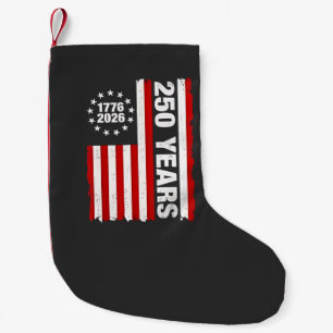 Vintage USA Semiquincentennial 250. Jubiläum Kleiner Weihnachtsstrumpf