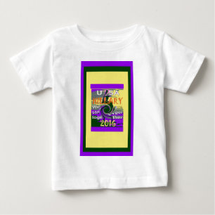 Vintage USA Stärker Zusammen Abstract Art Print Baby T-shirt